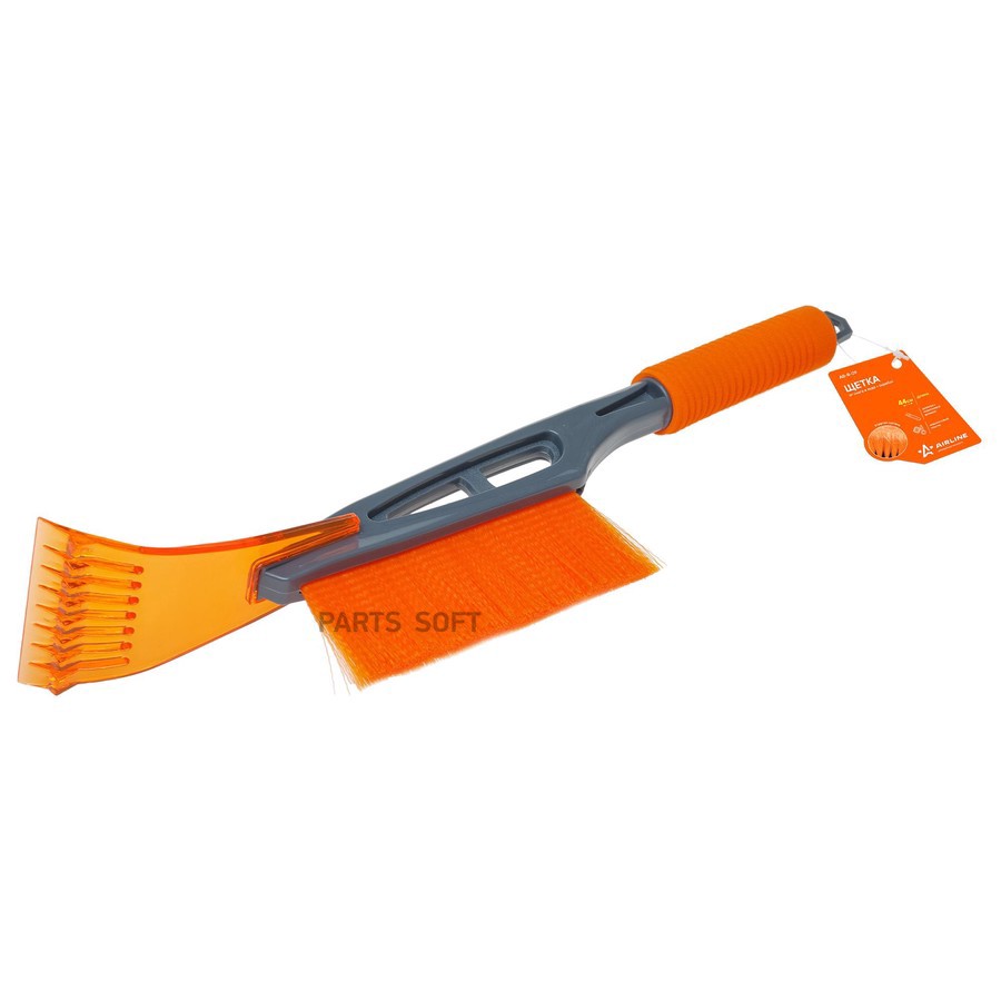 Щетка от снега и льда (45 см) "AIRLINE" (со скребком, мягкая ручка) - AIRLINE None None